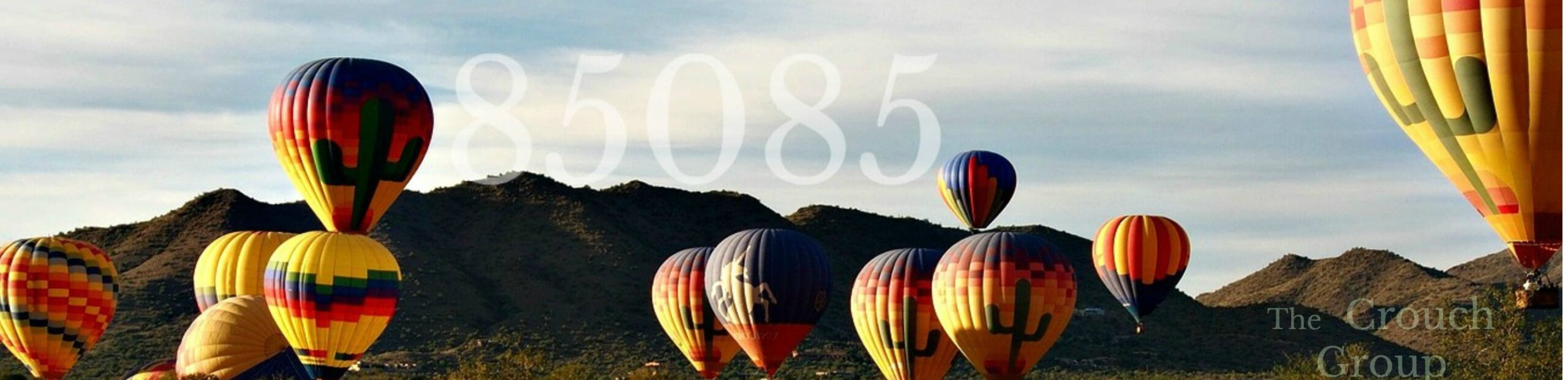 Balloons launching over Norterra mountains in 85085