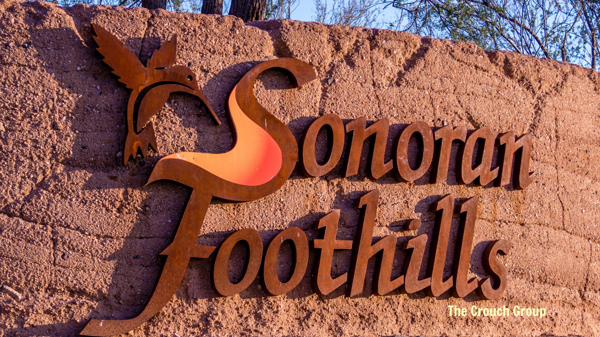 Sonoran Foothills sign for homes